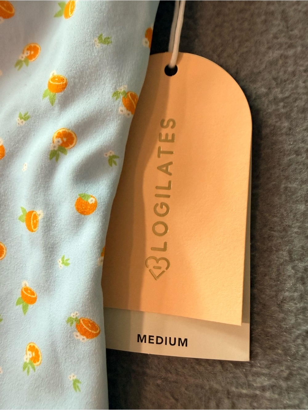 Blogilates - Ruffle Back Tank with Blue Citrus Print - Picture 2 of 8
